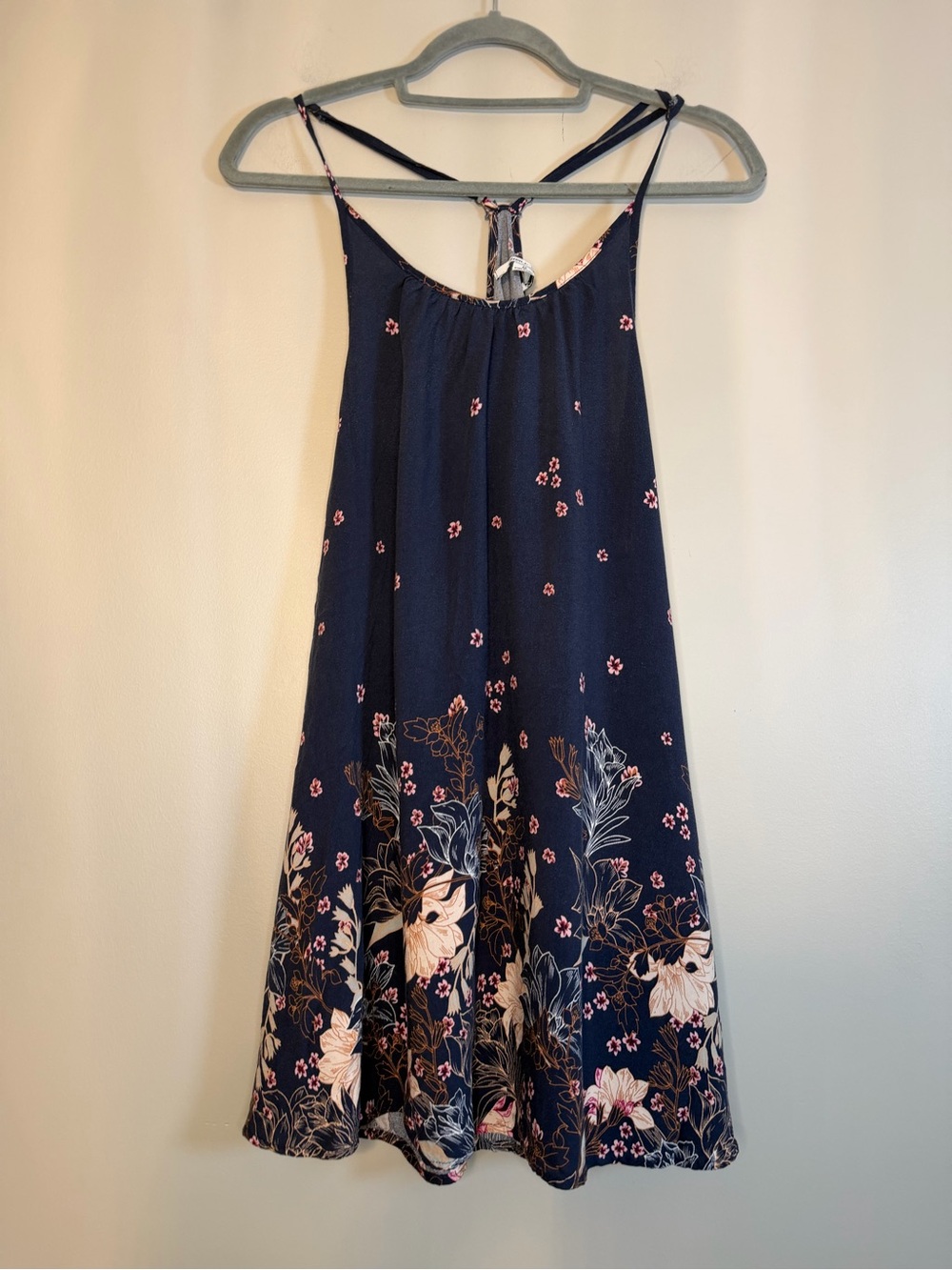 O'Neill Navy Blue Floral Sundress